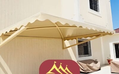 مظلات سيارات حديثة في القطيف